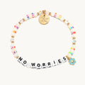 No Worries / Happy Flower Little Words Project Beaded Bracelet