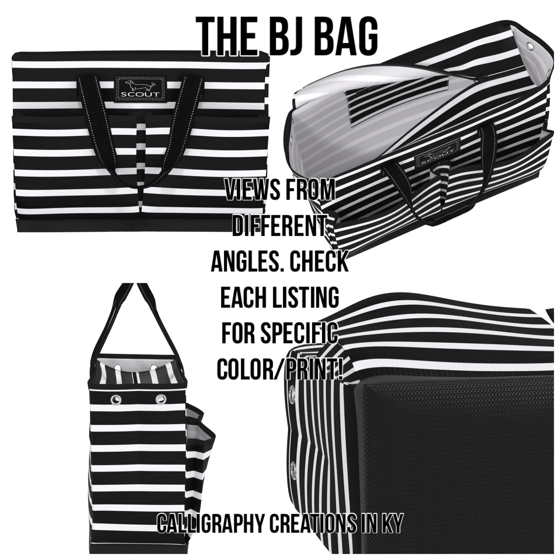 The BJ SCOUT Pocket Tote Bag | Sea Biscuit