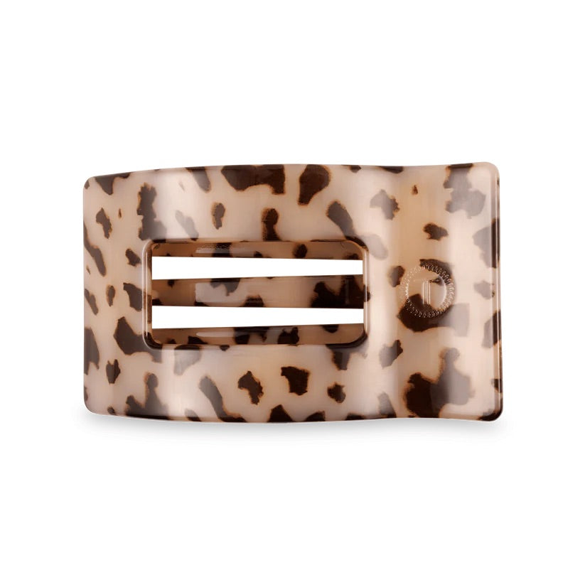Blonde Tortoise - Flat Rectangle TELETIES Hair Clip