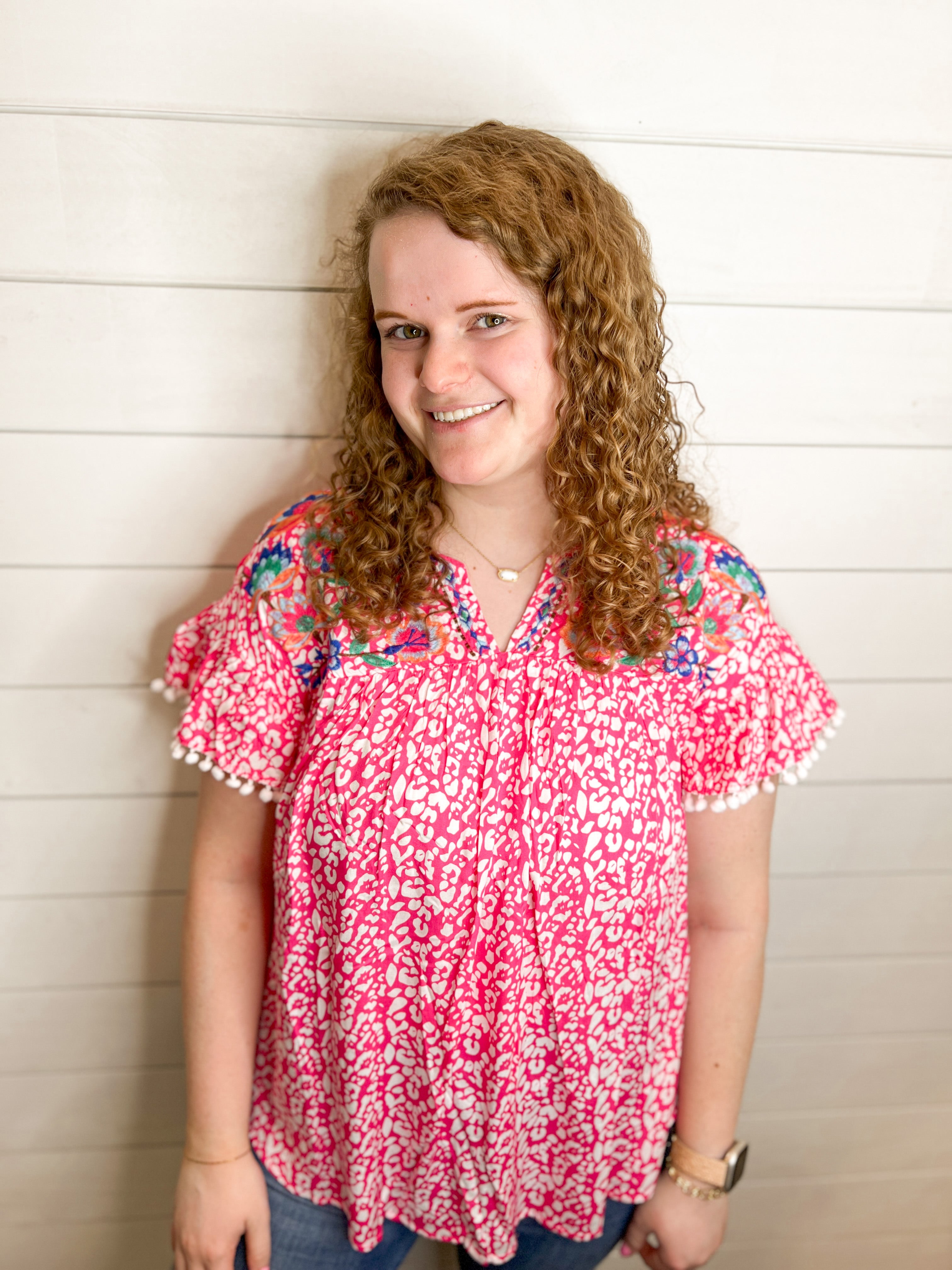 (Small) Hot Pink • Linley Top *FINAL SALE*