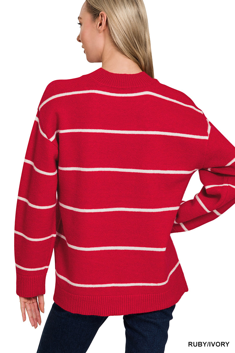 Red Stripe Sweater
