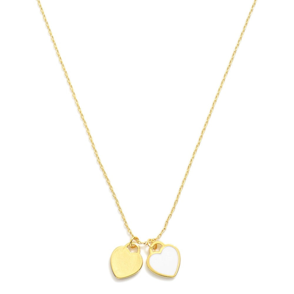 Dainty Chain Heart Necklaces