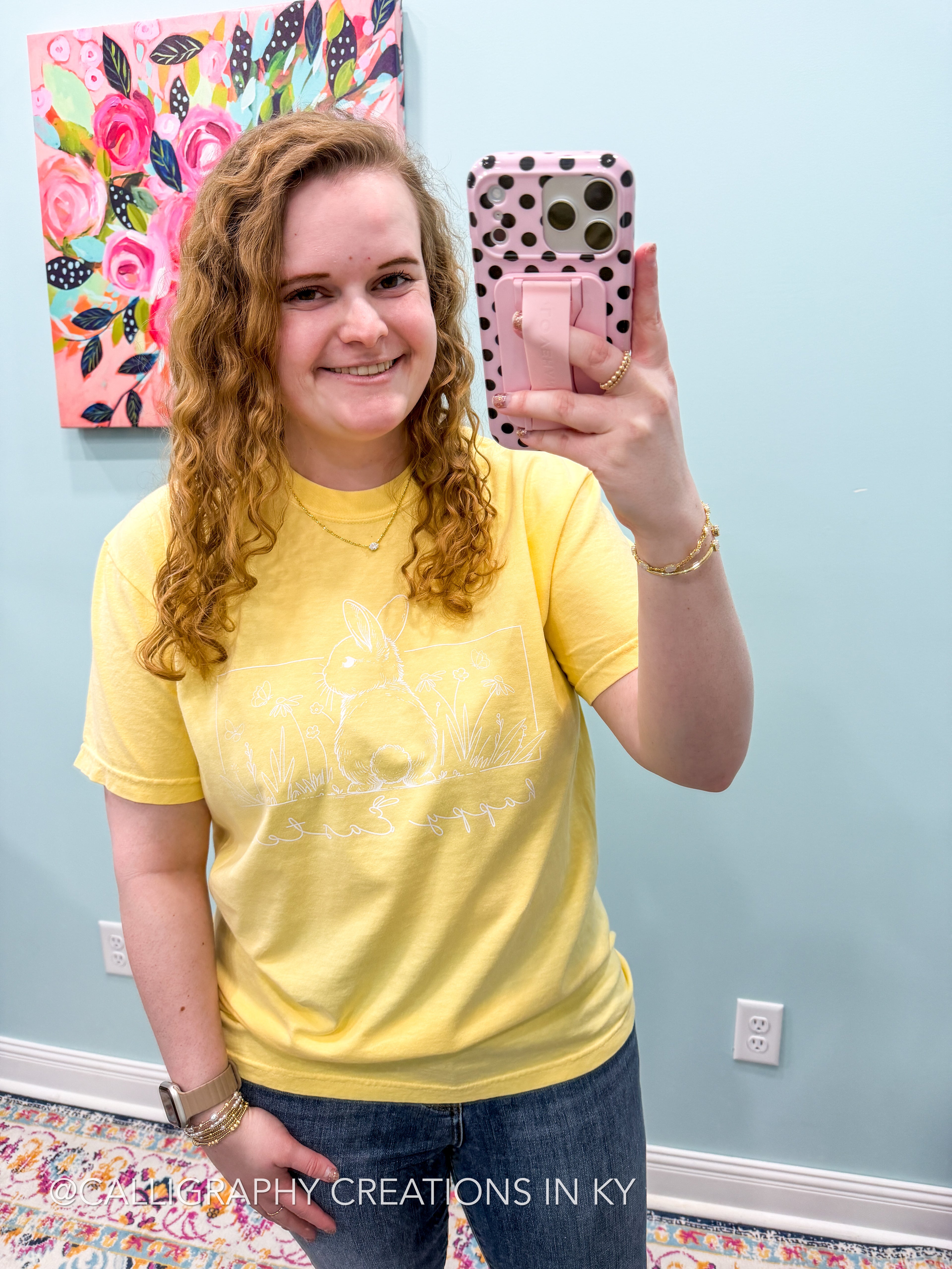 Yellow • Happy Easter CC Tee