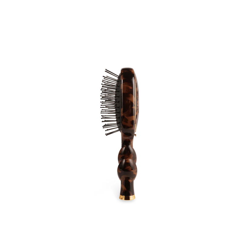 Teleties Mini Detangler Hair Brush for Medium Hair - Tortoise