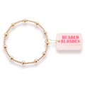Lively Bracelet in Gold: Standard 6.75 inch | Beaded Blondes