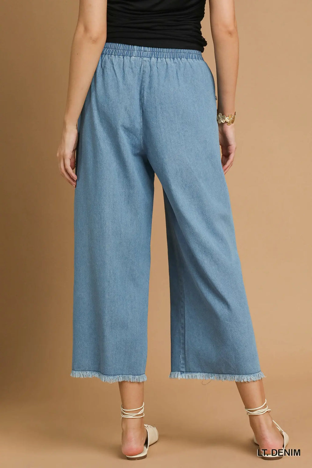Light | Fringe Denim Pants