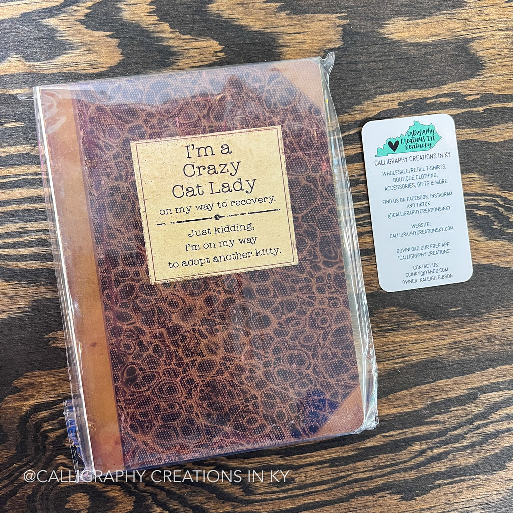 Crazy Cat Lady Notebook