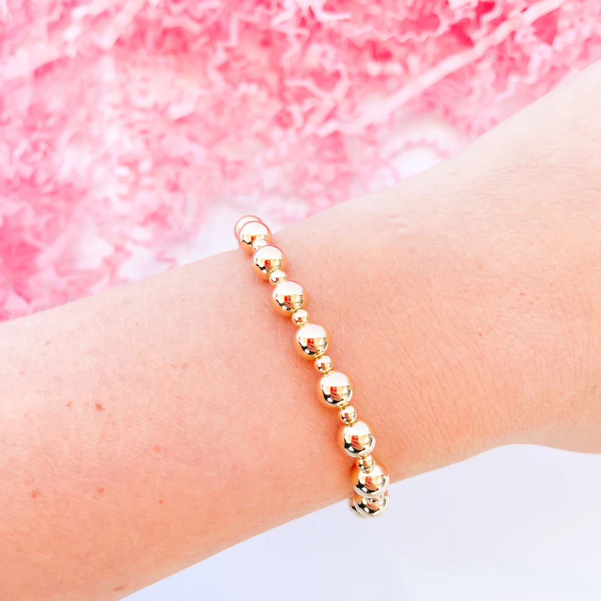 Gold Katy Beaded Blondes Bracelet
