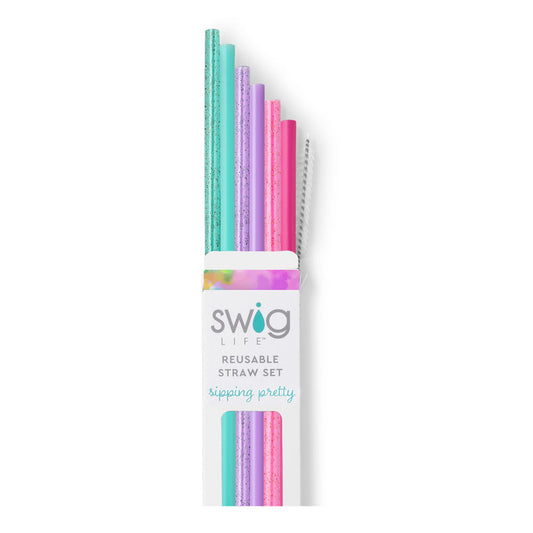 Cloud Nine Swig Reusable Straw Set