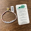 Self Love / Bubble Bath Little Words Project Beaded Bracelet