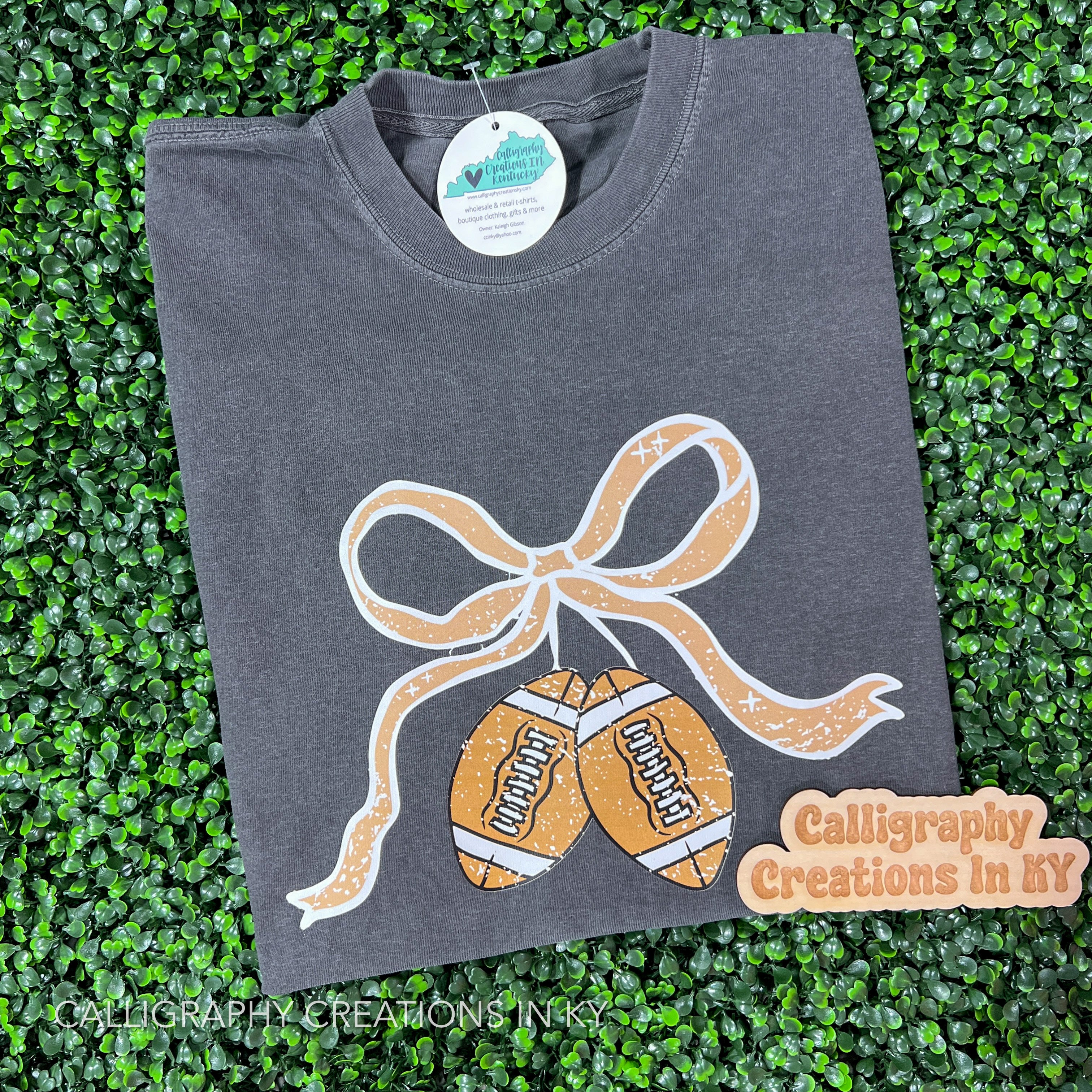 Pepper | Football Bow CC Tee