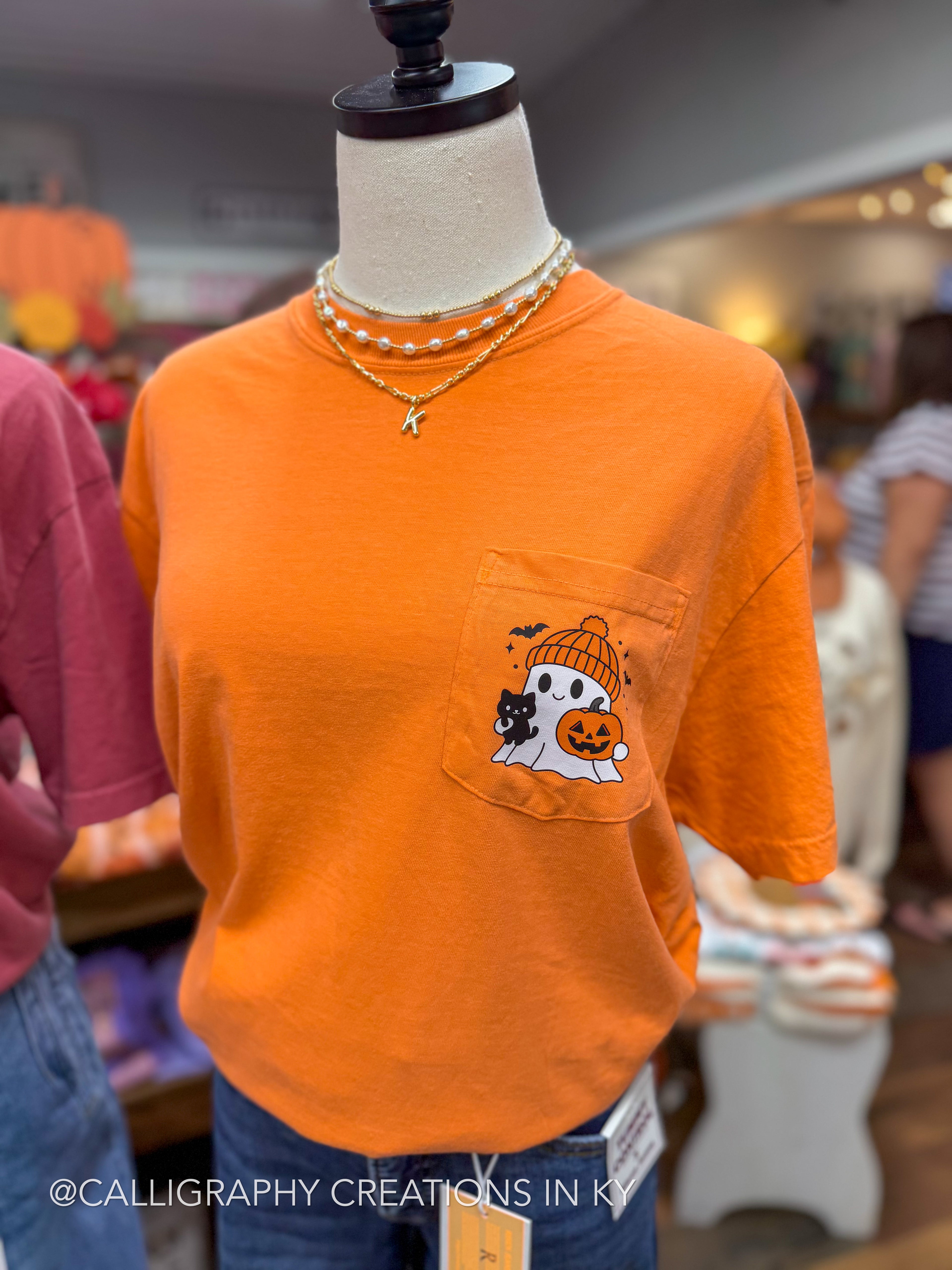 Spooky Friends CC Pocket Tee