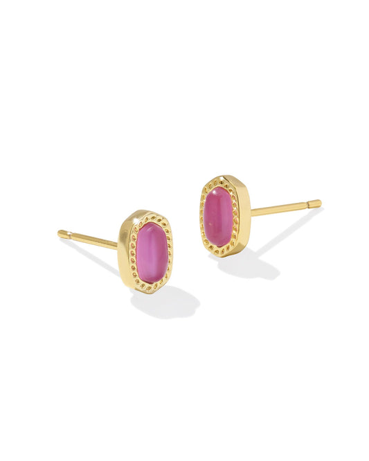 Kendra Scott Mini Ellie Stud Earrings - Gold Azalea Illusion