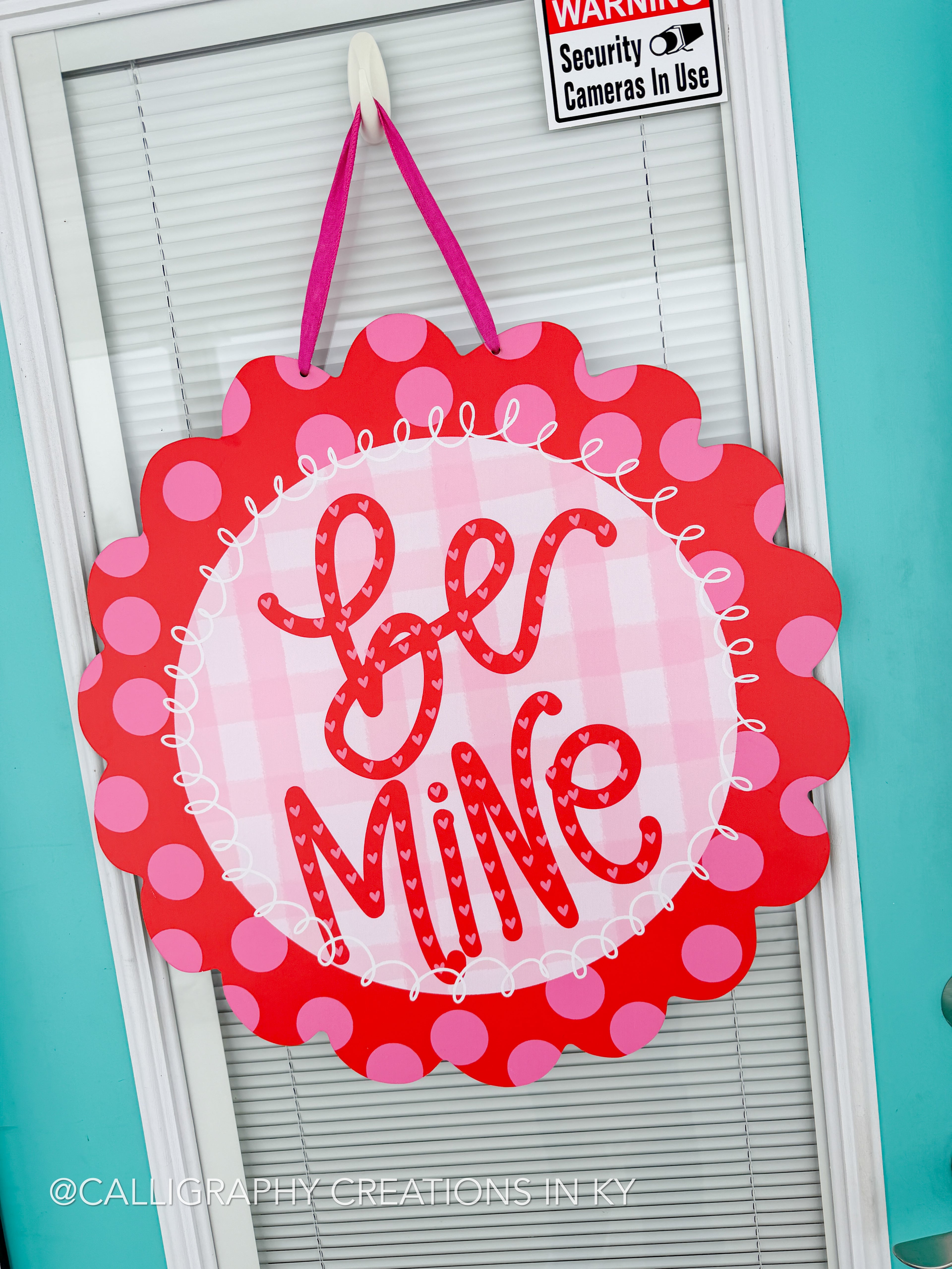 Be Mine Doodles By Rebekah Door Hanger *LOCAL PICKUP ONLY*