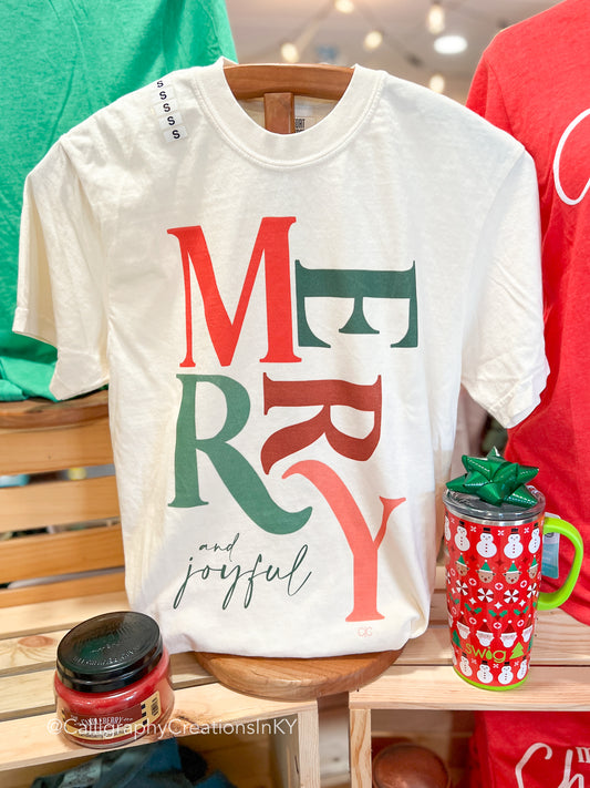 Merry + Joyful Tee FINAL SALE
