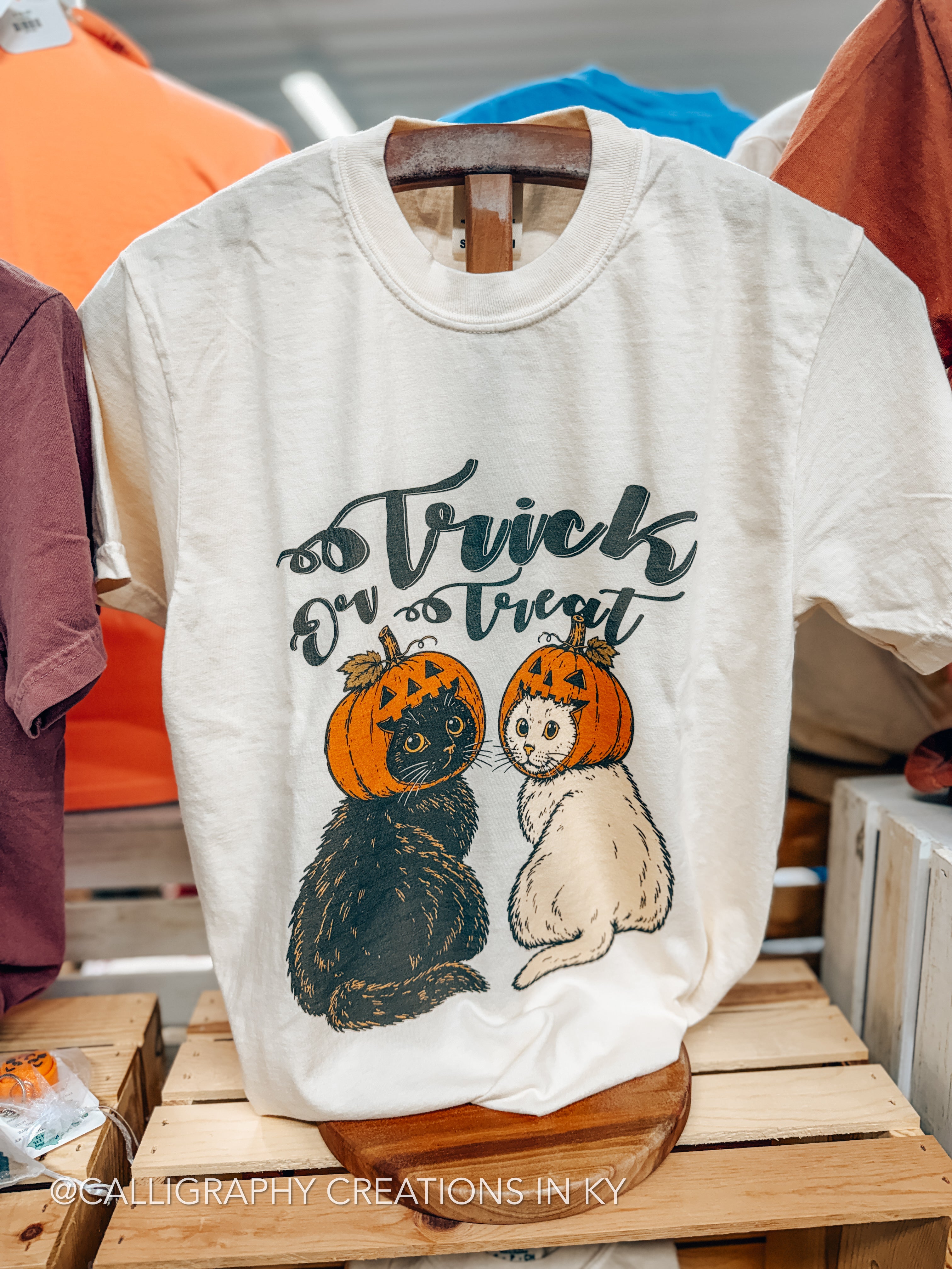 Trick or Treat Cat CC Tee