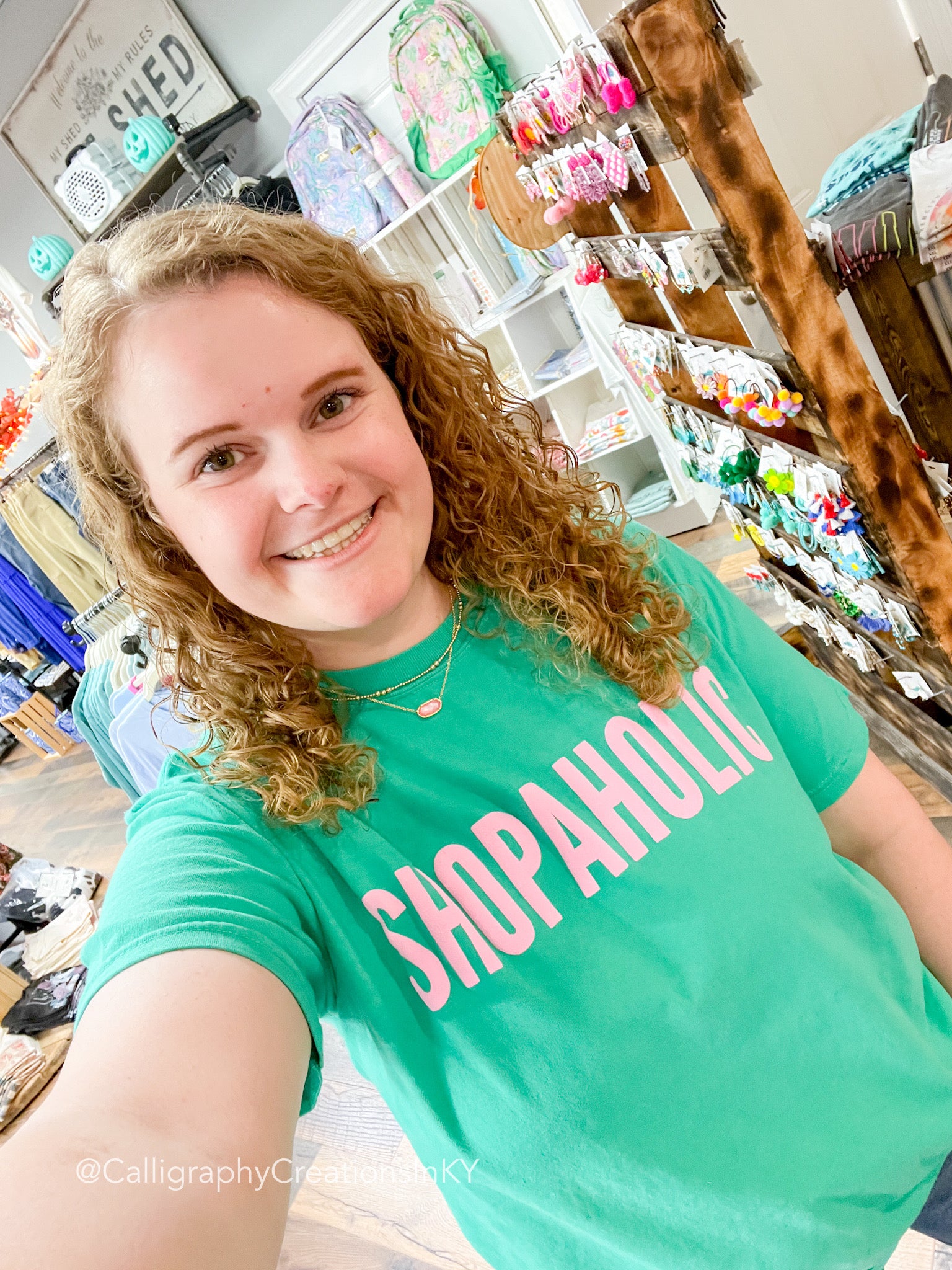 Shopaholic Tee *FINAL SALE*