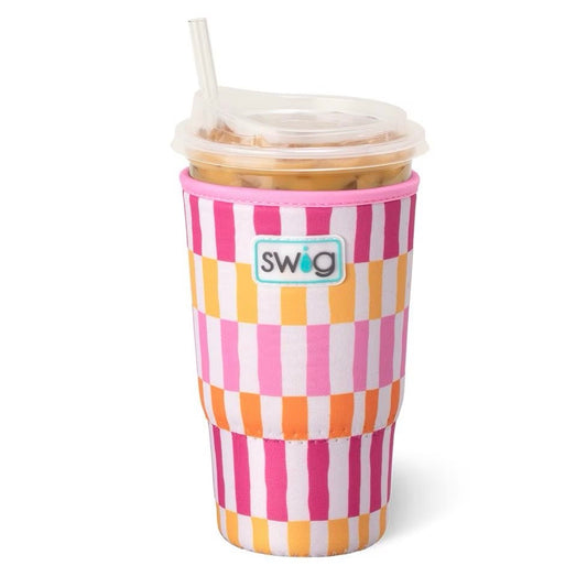 Sherbet Stripe Large Swig Iced Cup Coolie