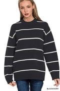 Black Stripe Sweater