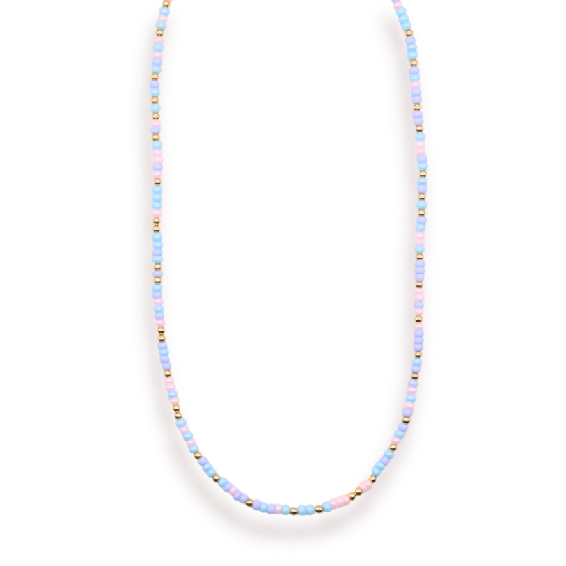 Waterfall Sprinkle Necklace: 18 Inch | Beaded Blondes