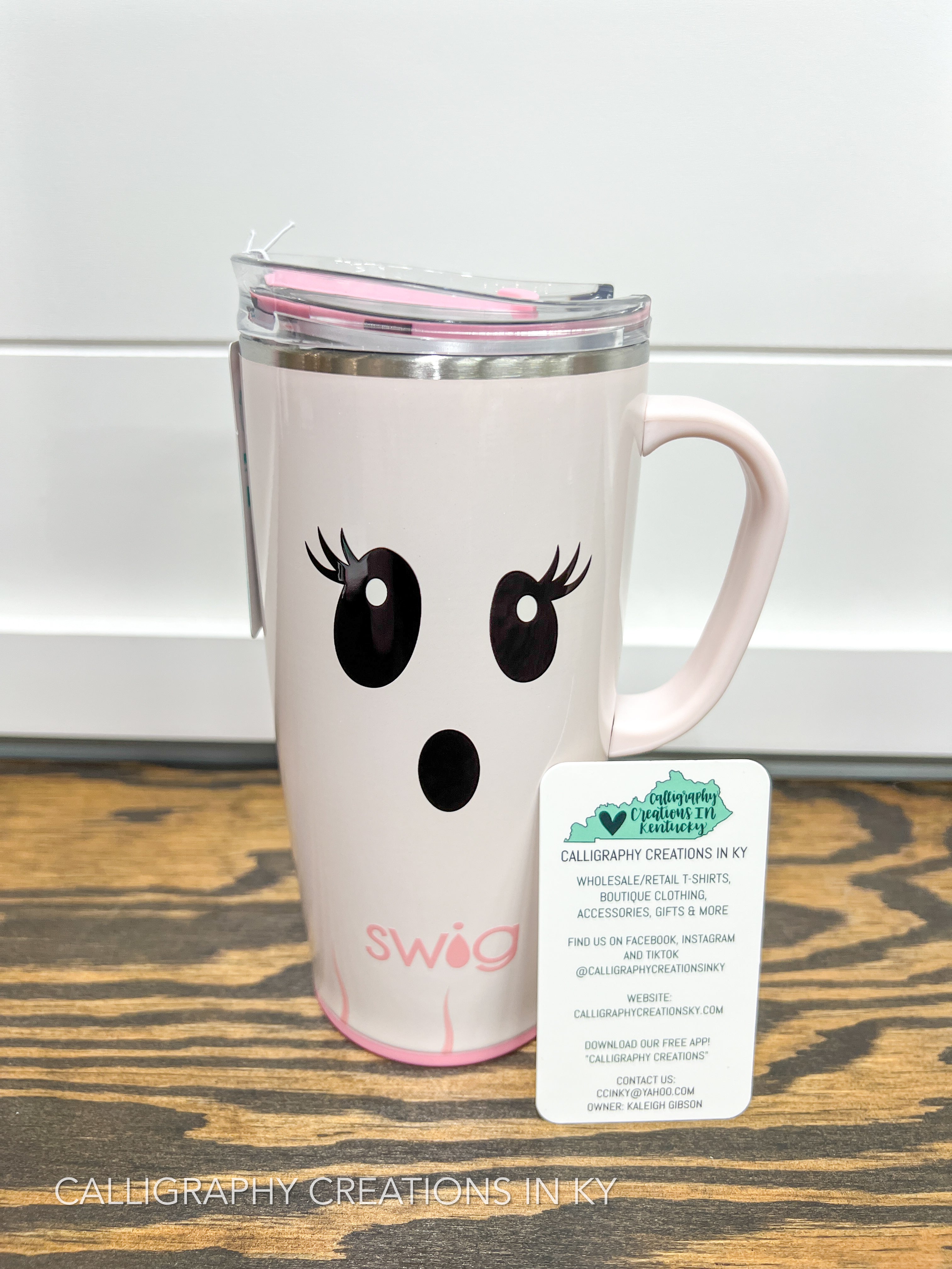 Ghost | Boo Crew 22 oz Swig Travel Mug