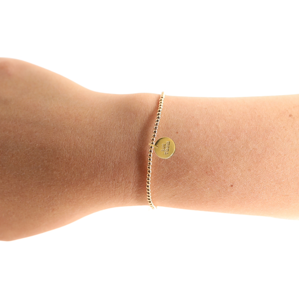 Let Them Charm Bracelet: Standard 6.75 inch | Beaded Blondes