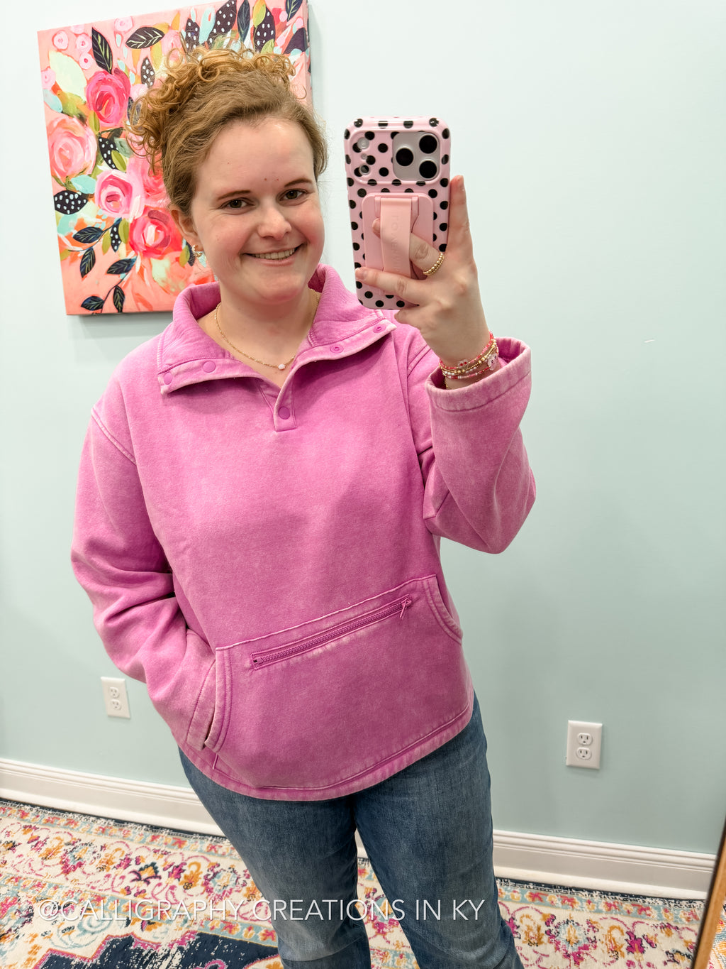 Mauve | Kangaroo Pocket Pullover