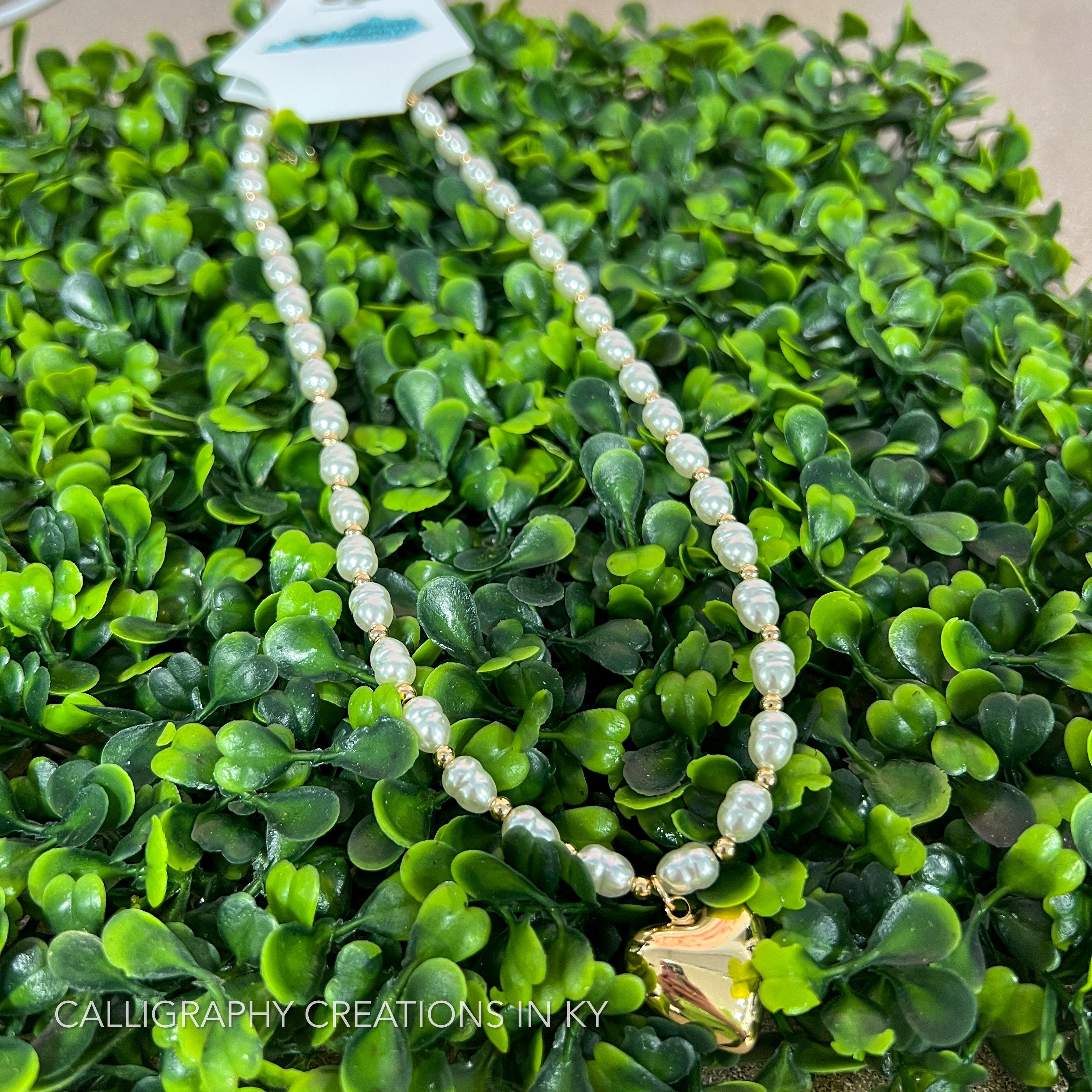 Pearl Heart Necklace