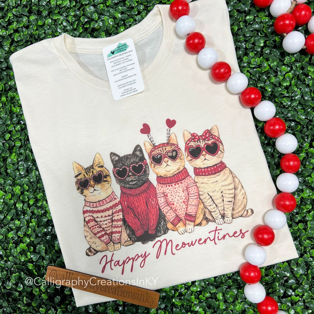 Happy Meowentines Tee