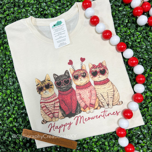 Happy Meowentines Tee
