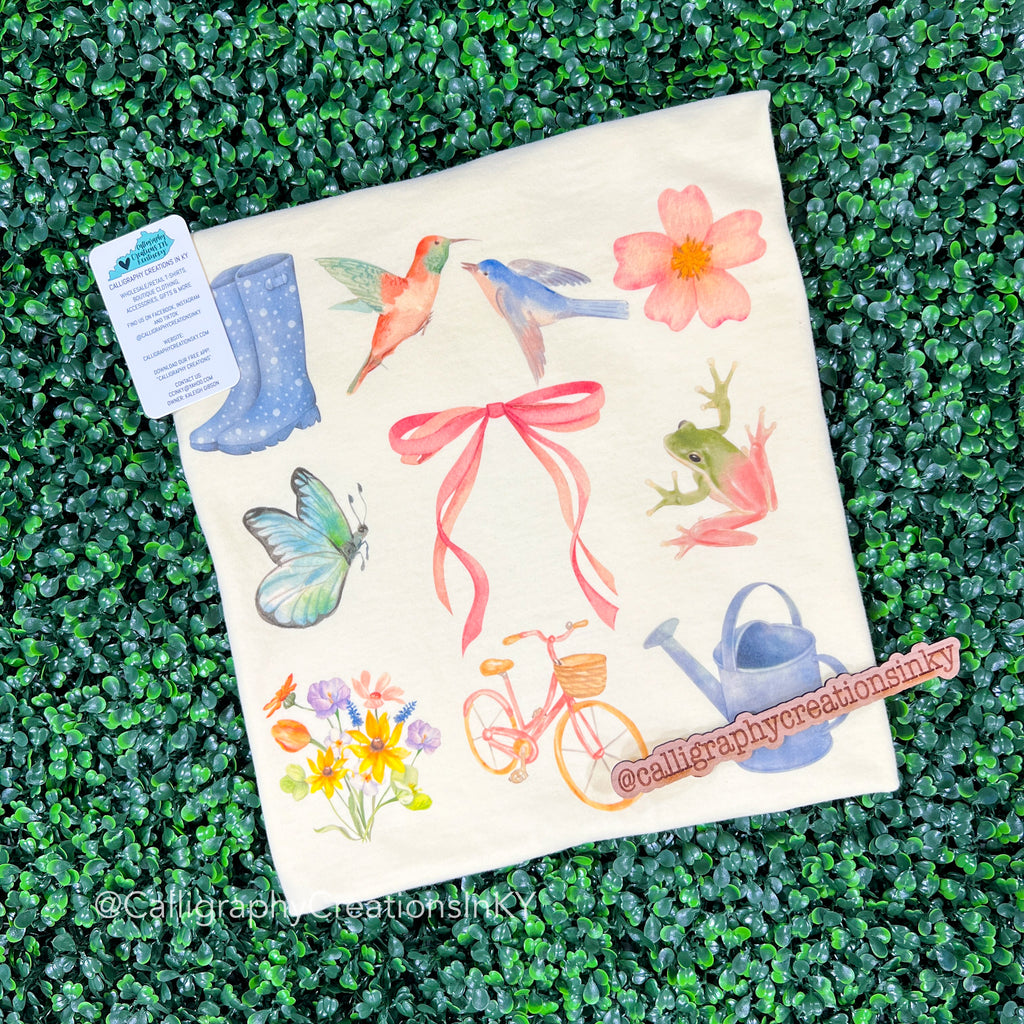 Spring Collage Tee FINAL SALE