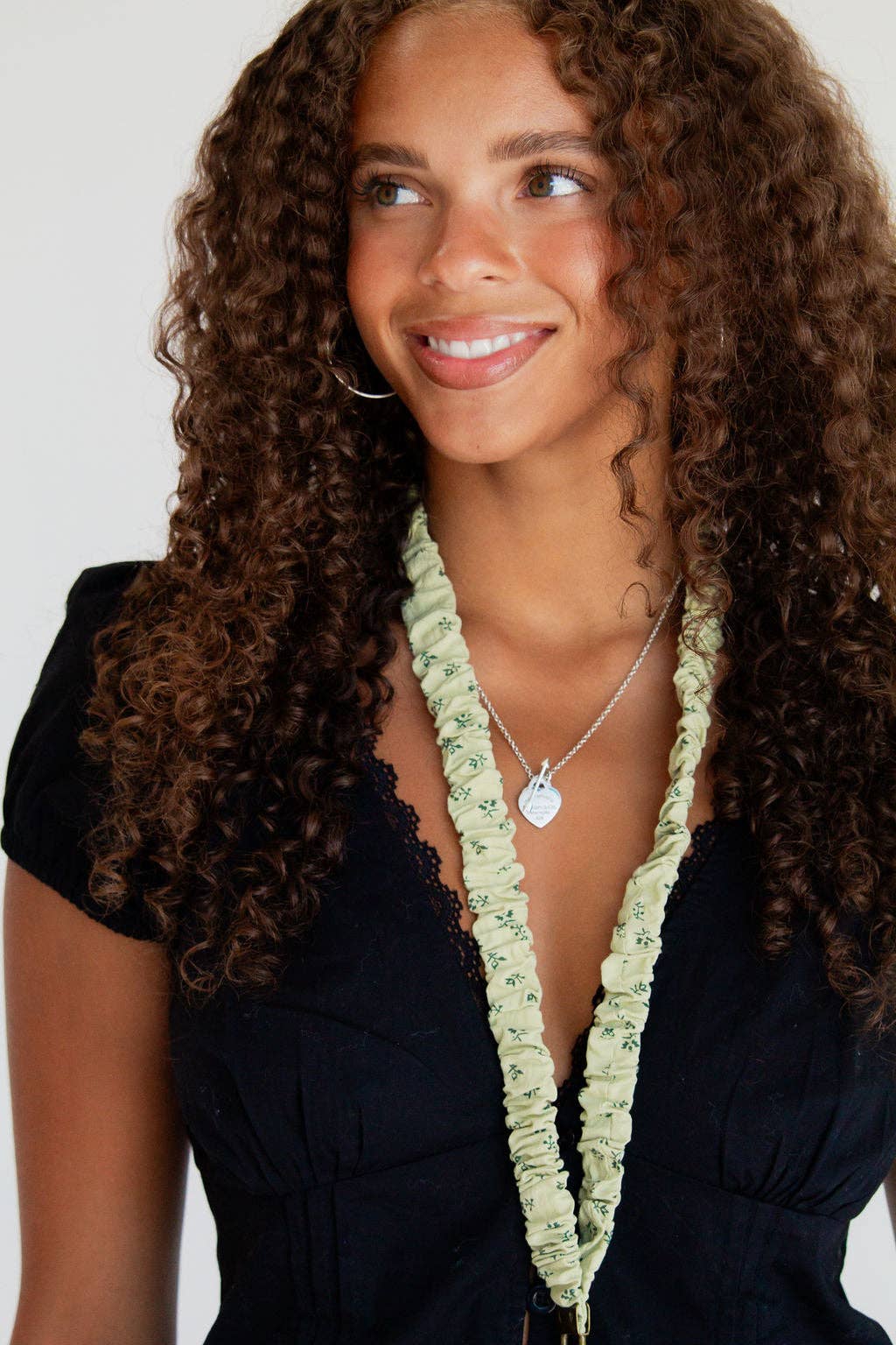 Pine Floral Lanyard