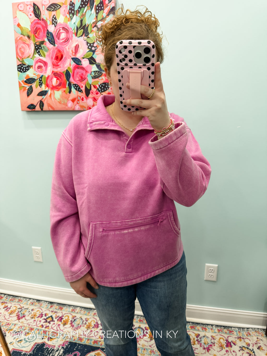 Mauve | Kangaroo Pocket Pullover