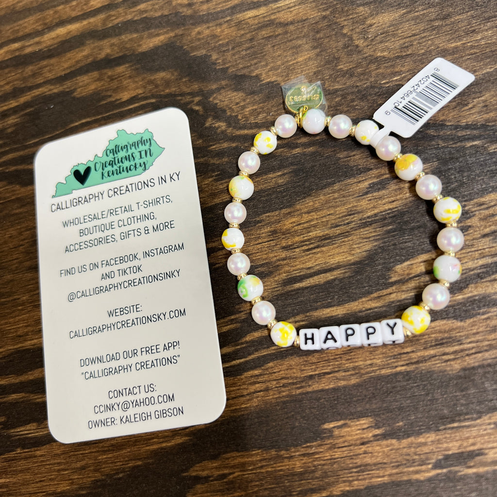 Lovestruck / Love Little Words Project Beaded Bracelet