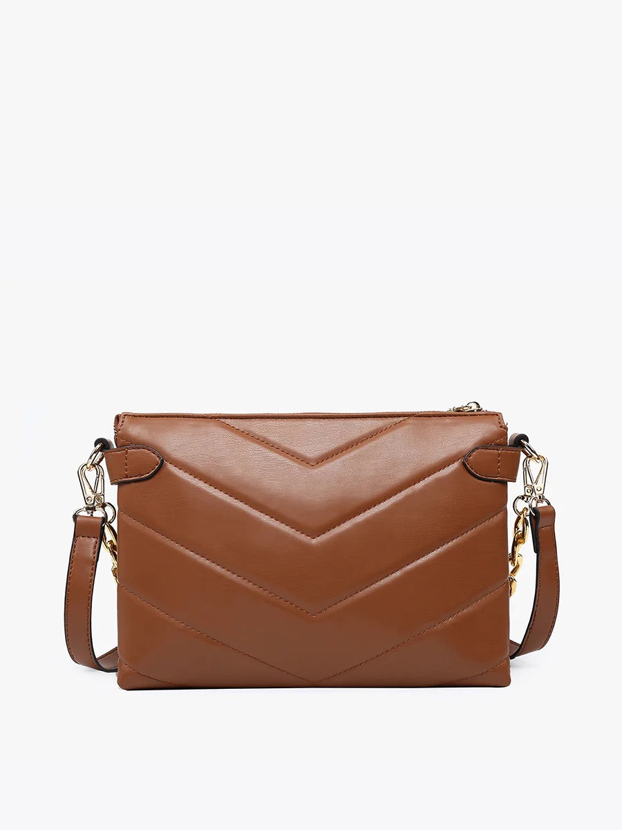 Brown | Britt Puffer Crossbody Purse