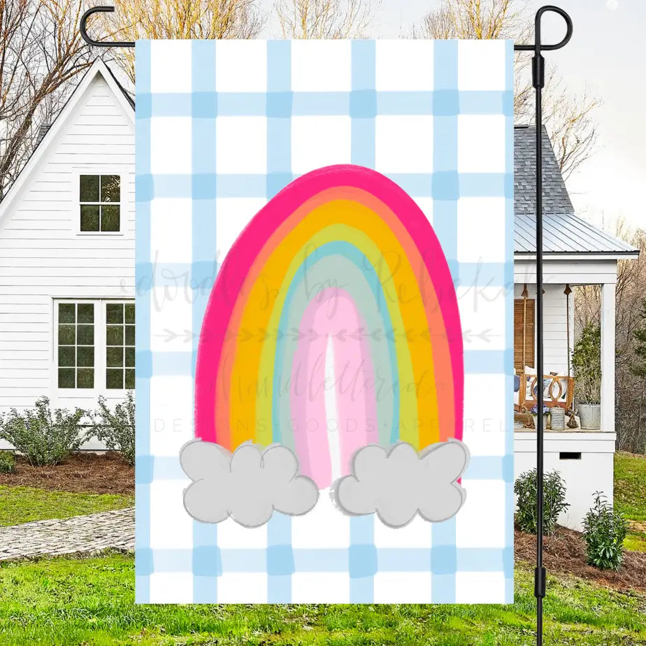 Rainbow Garden Flag