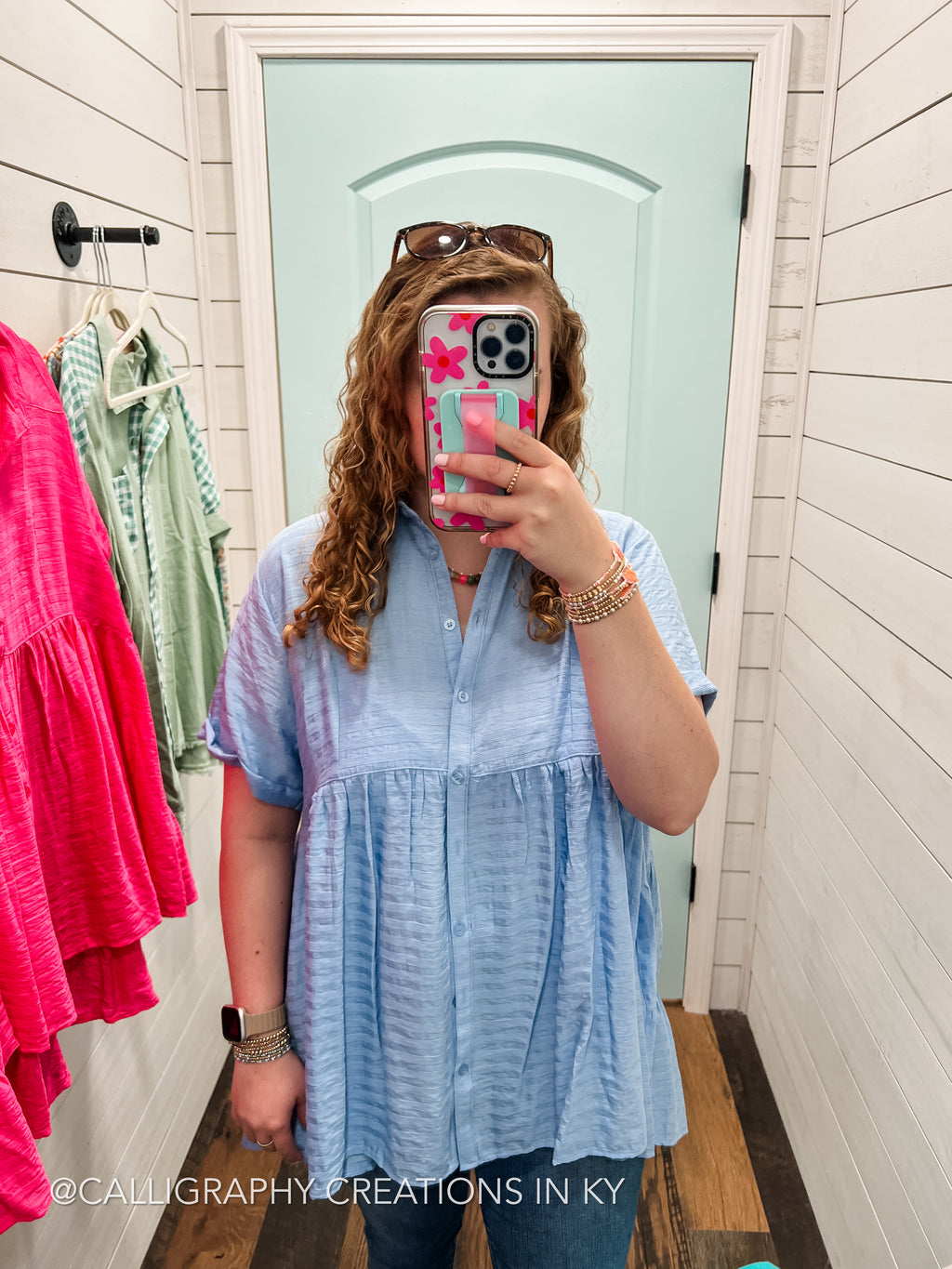 Blue | Lillia Top *FINAL SALE*