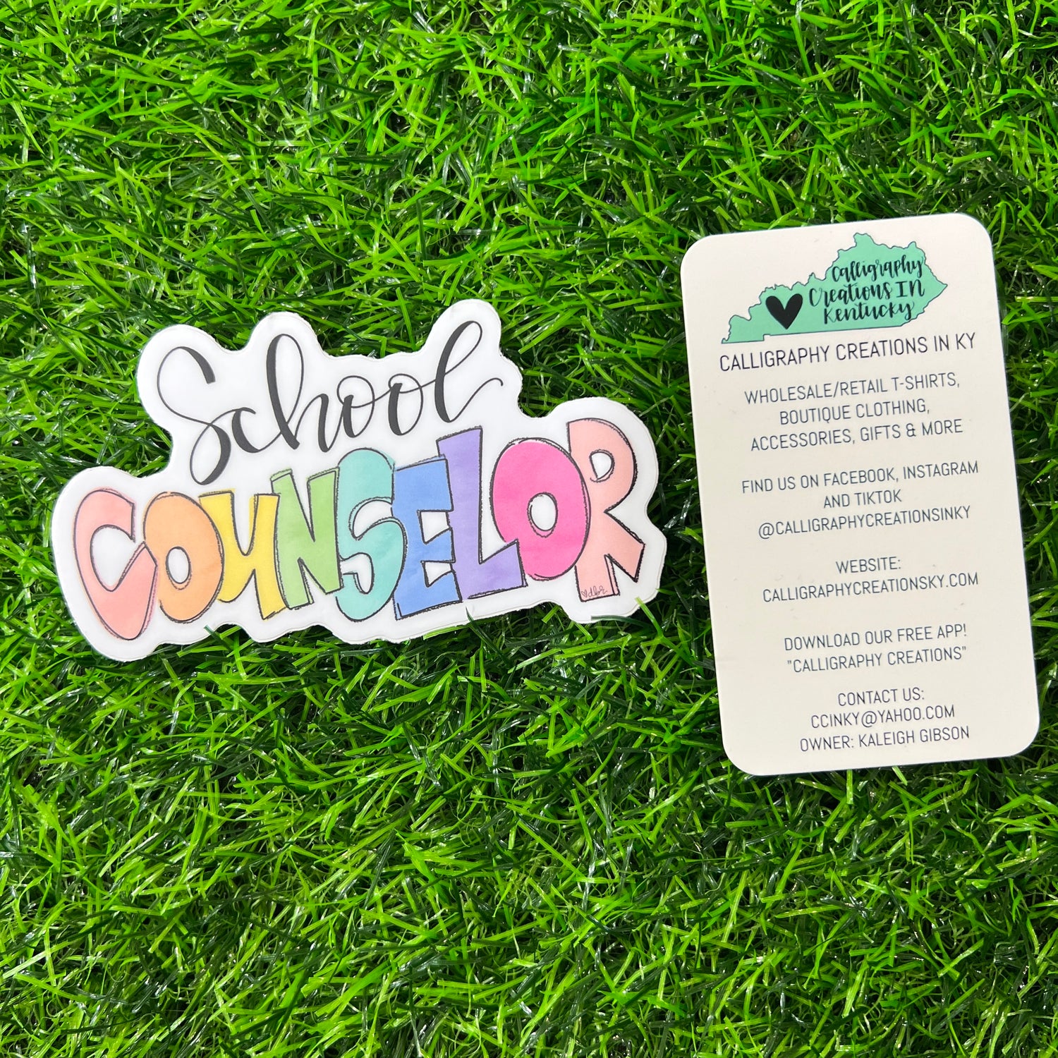 Promotes Counseling Sticker School Counselor Sticker - Doodles By Rebekah – Calligraphy Creations In KY