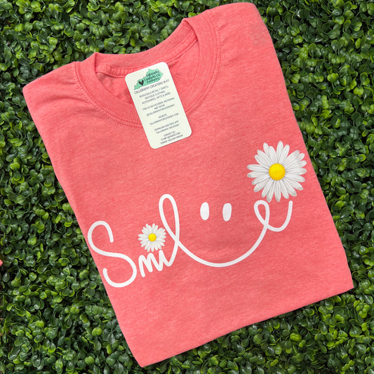 Coral Smile Tee - FINAL SALE
