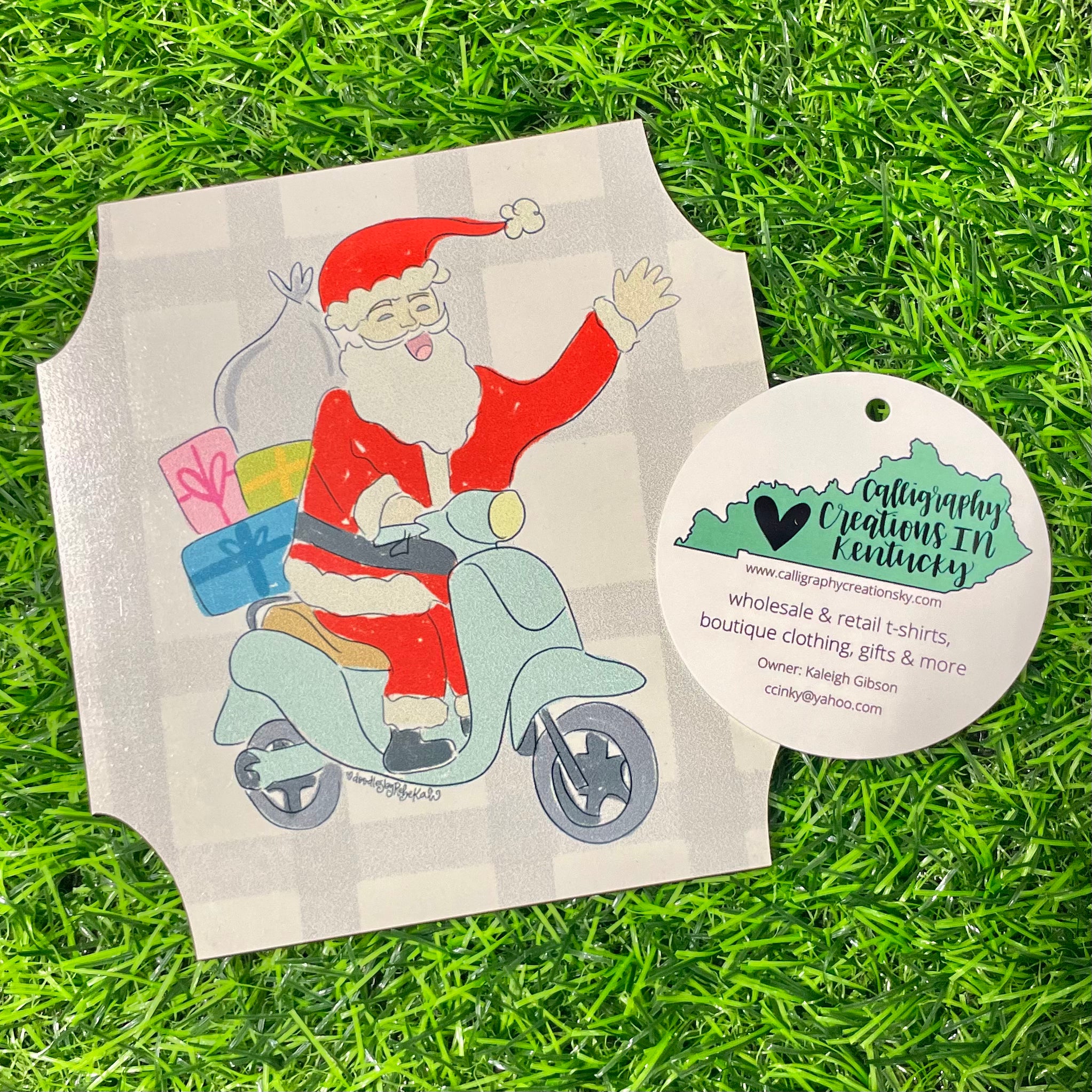 Moped Santa Mini 5 inch Attachment FINAL SALE