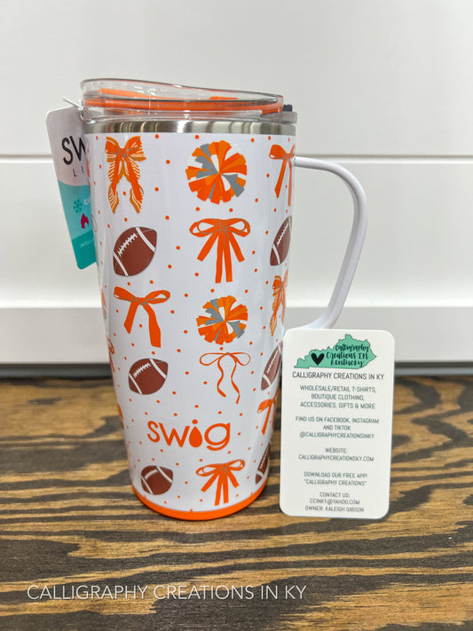Orange • We’ve Got Spirit 22 oz Swig Travel Mug