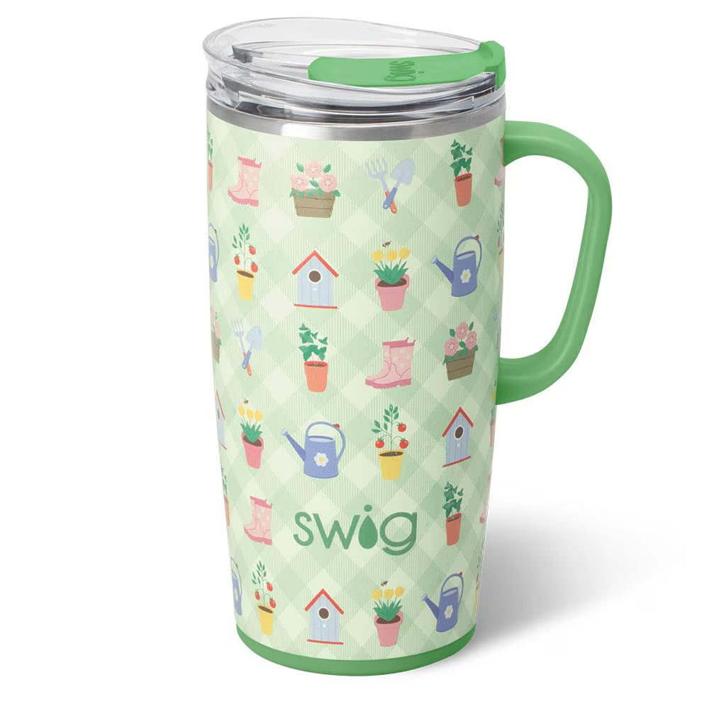 Green Thumb 22 oz Swig Travel Mug