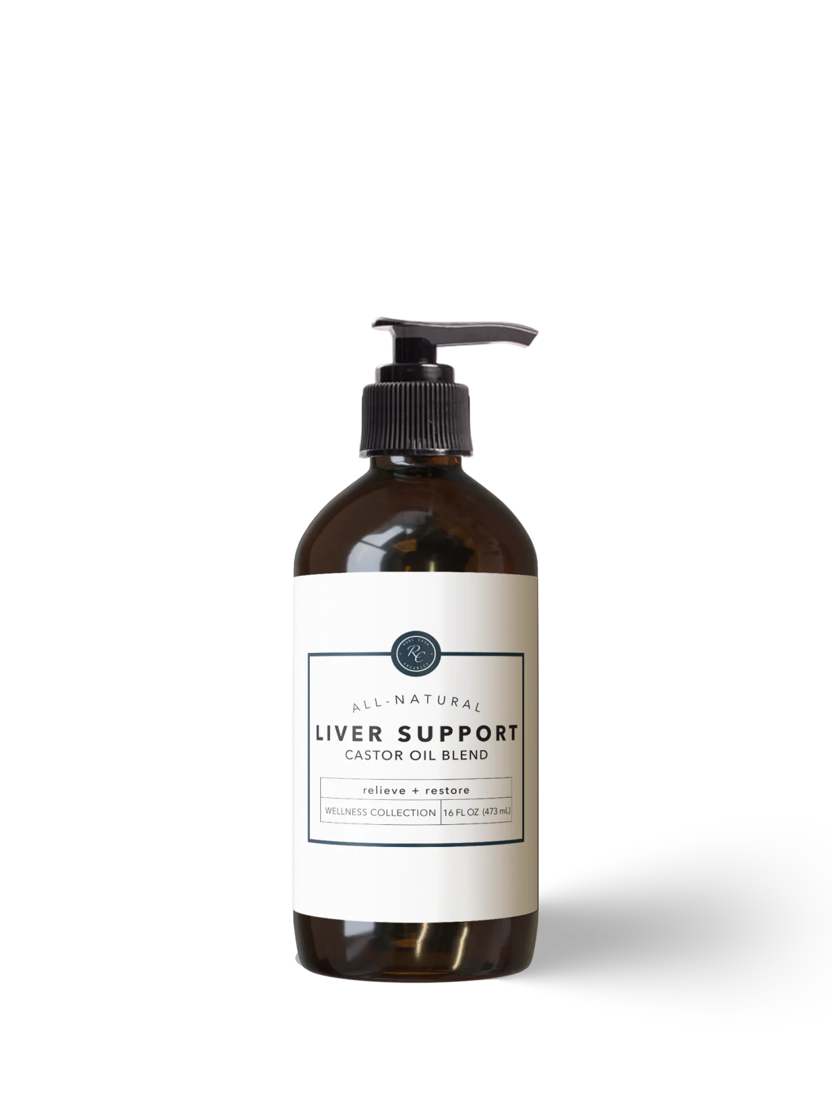Rowe Casa Organics Liver Support Castor Oil Blend | 16 oz