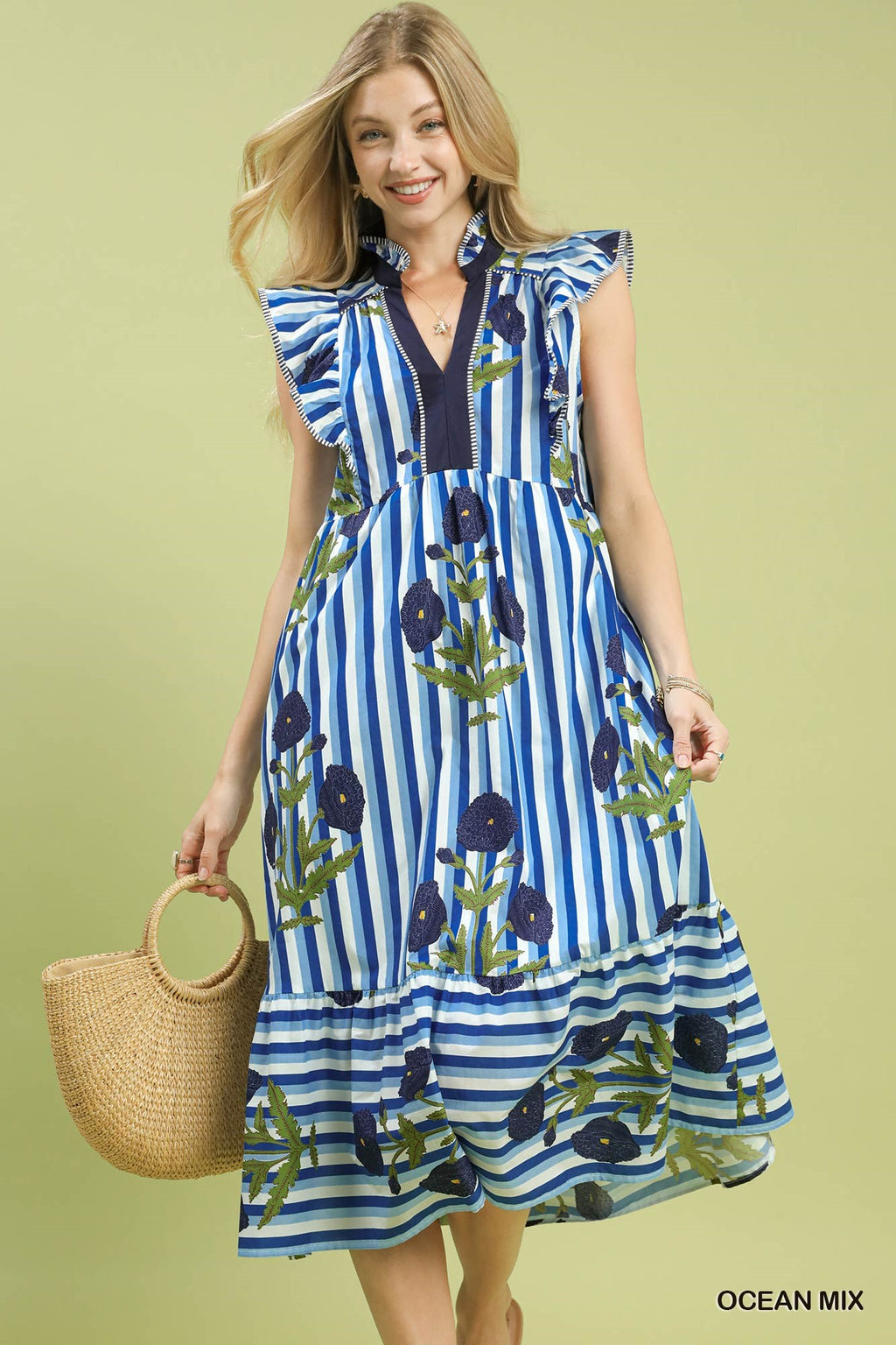 Blue | Spring Vibes Only Dress *FINAL SALE*
