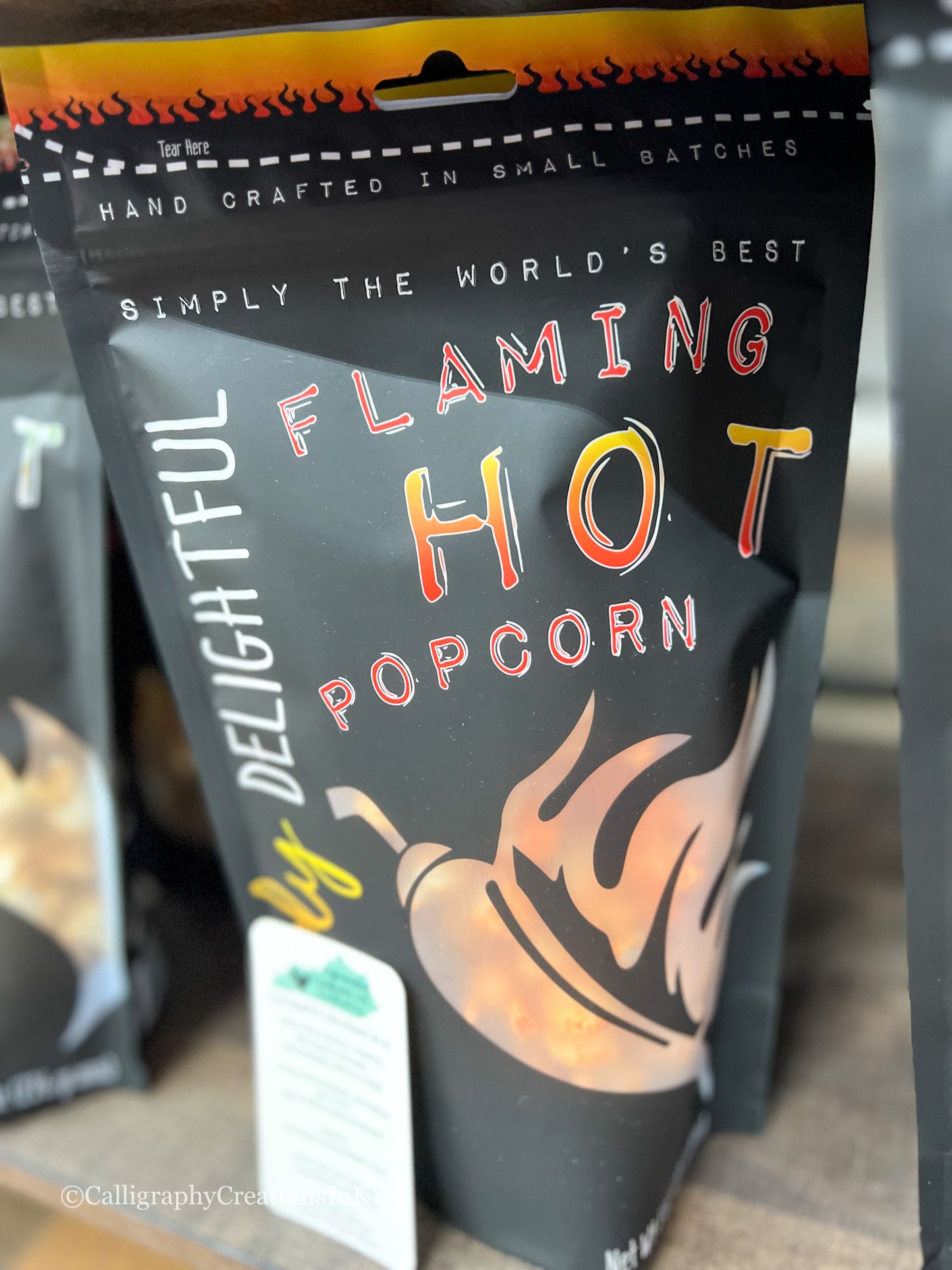 Flaming Hot Popcorn