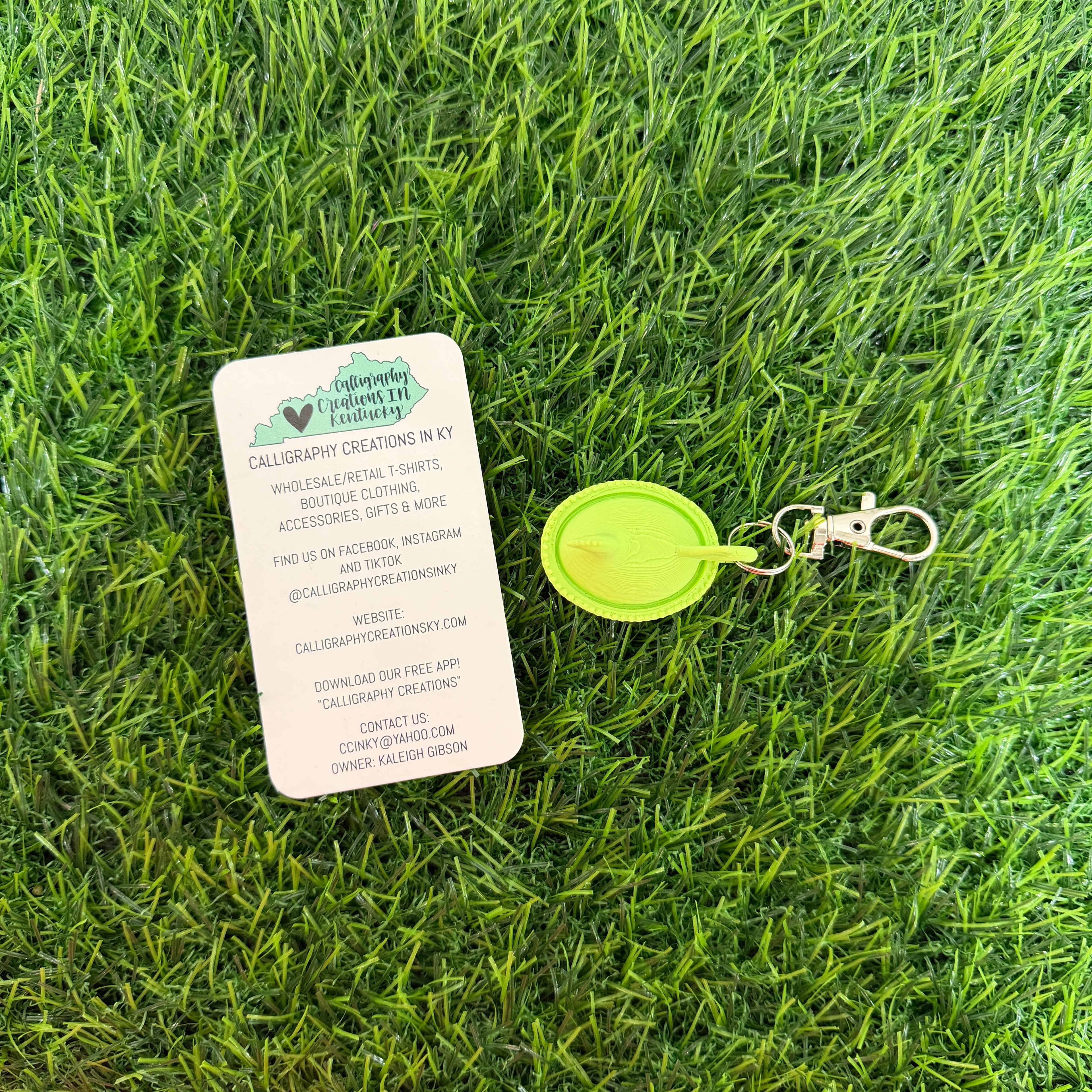 Apple Green | Hen Keychain