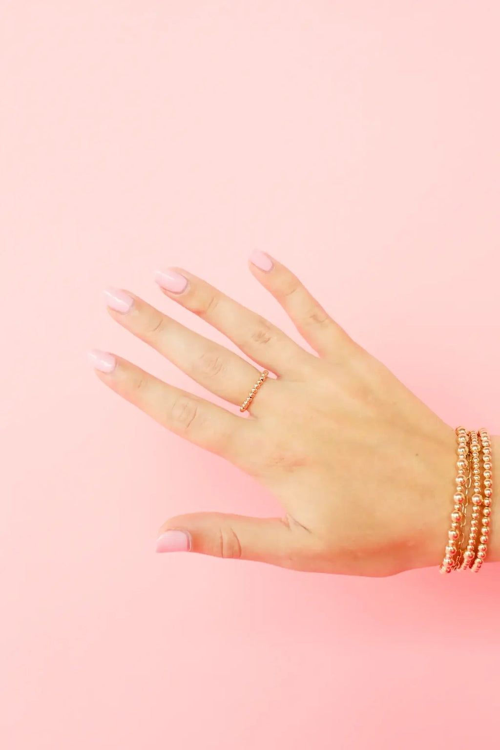 Ella Beaded Band Ring | Beaded Blondes