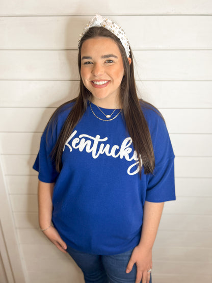SMALL • Embroidered Kentucky Top