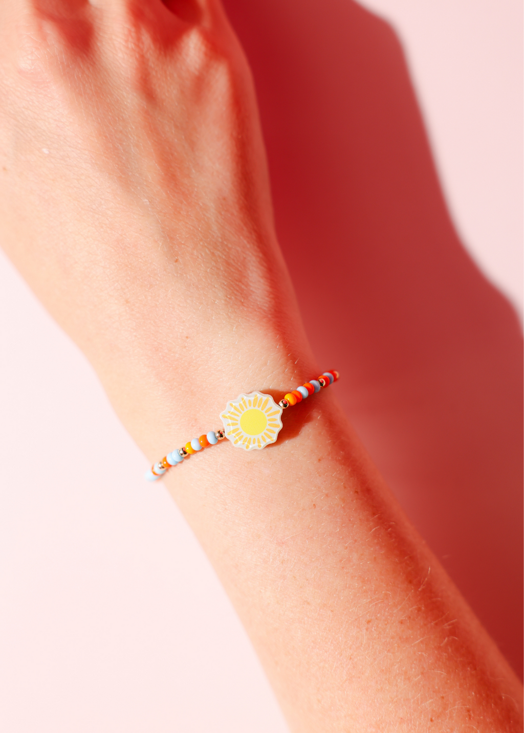 Sunshine Bracelet on Color: Standard 6.75 inch | Beaded Blondes