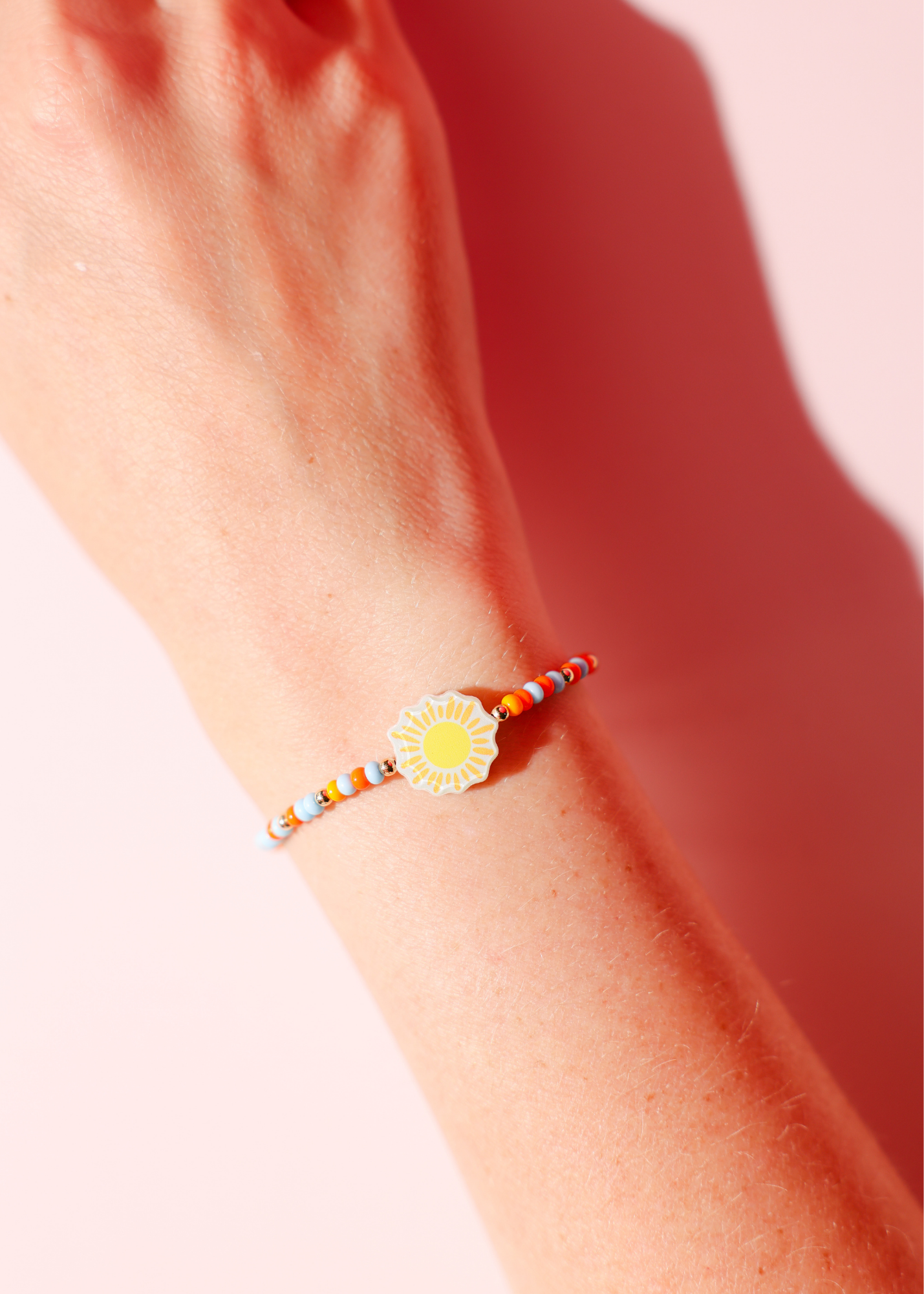 Sunshine Bracelet on Color: Standard 6.75 inch | Beaded Blondes